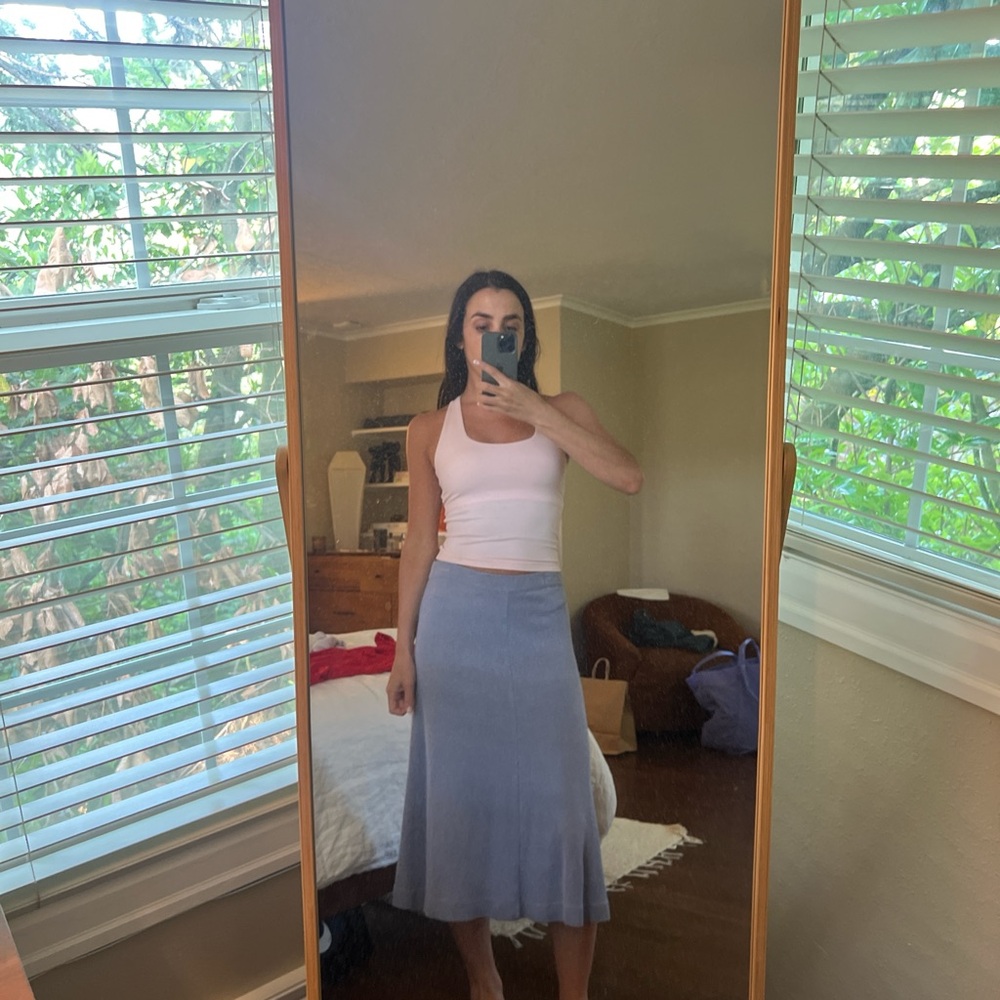 Lilac Knit Skirt